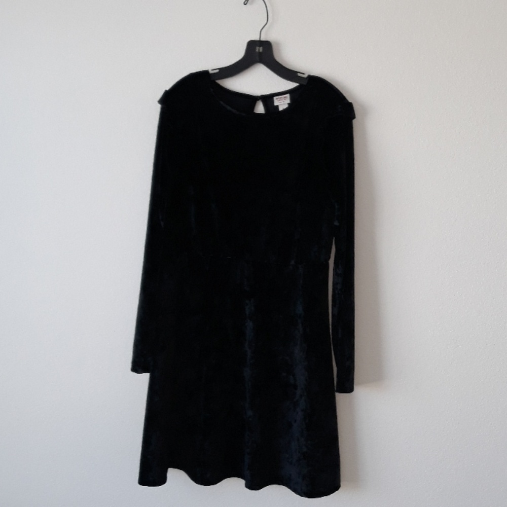 Mossimo Black Velvet Dress